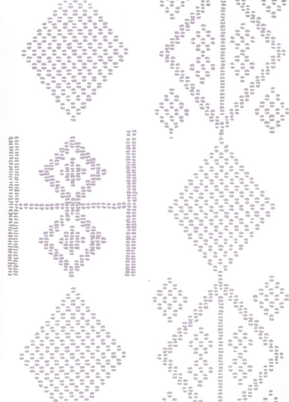 Vacances Lilac On Almost White wallpaper by Alan Campbell