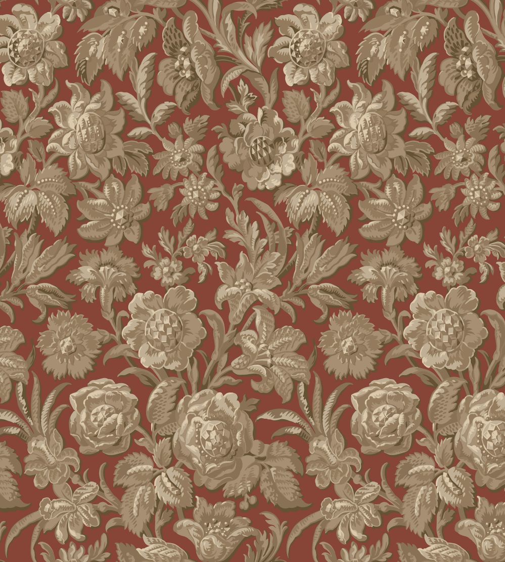 Valentin Wallpaper by Sandberg Ruby Red