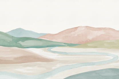 Valley Pastel mural by Hovia