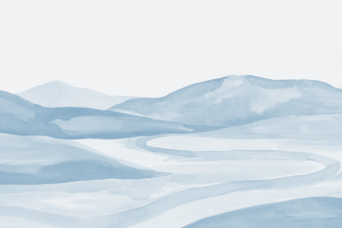 Valley Blue mural by Hovia