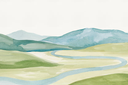 Valley Teal mural by Hovia