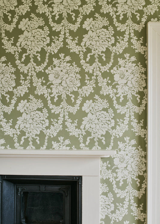 Van Dyke Wallpaper by Watts 1874 in Tabitha Green