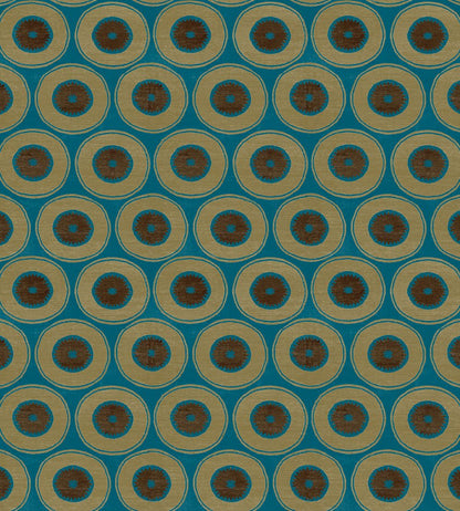 V&A Izmir Fabric by Arley House Azure