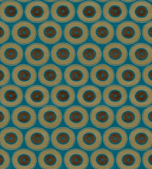V&A Izmir Fabric by Arley House Azure