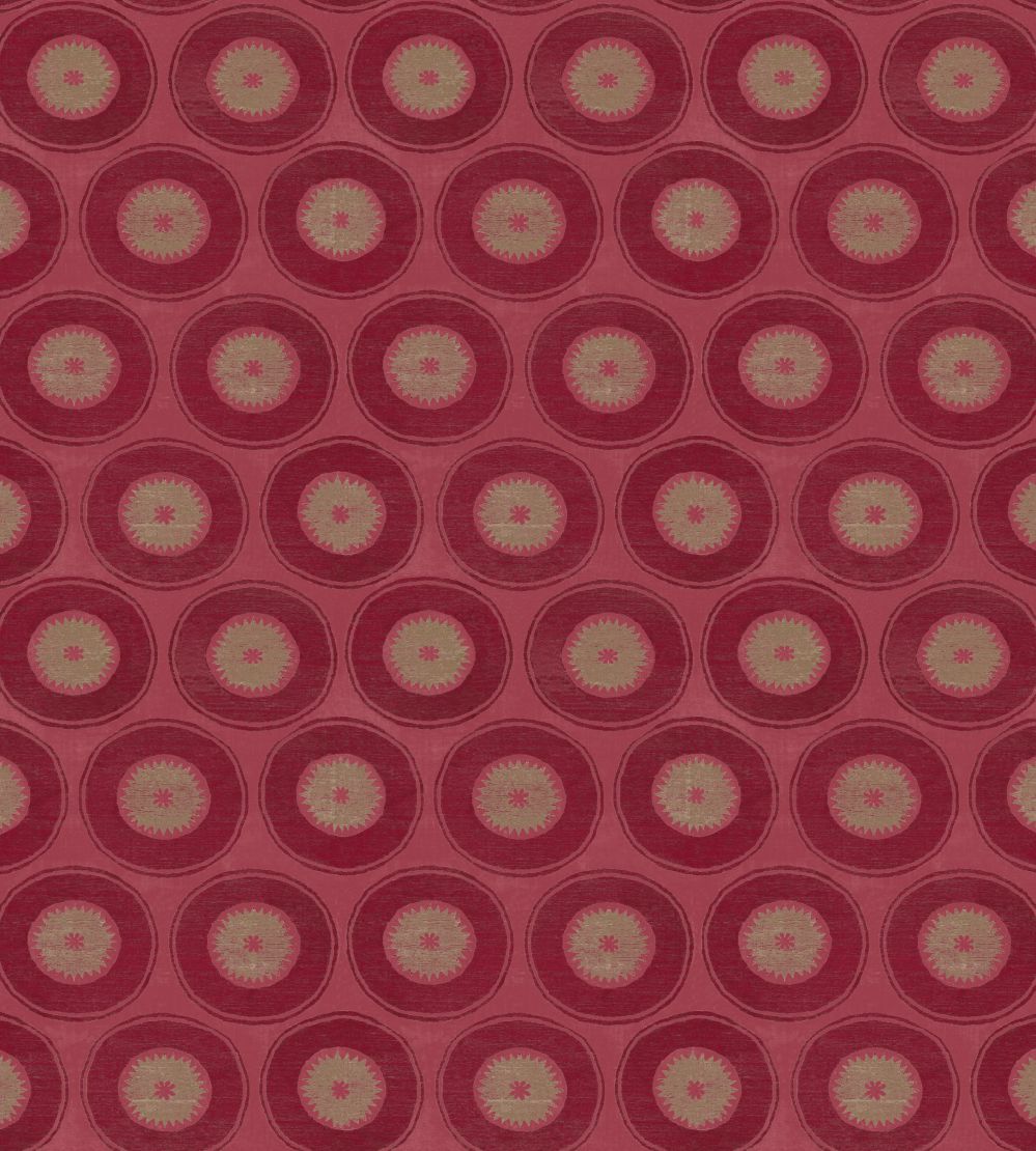 V&A Izmir Fabric by Arley House Cranberry