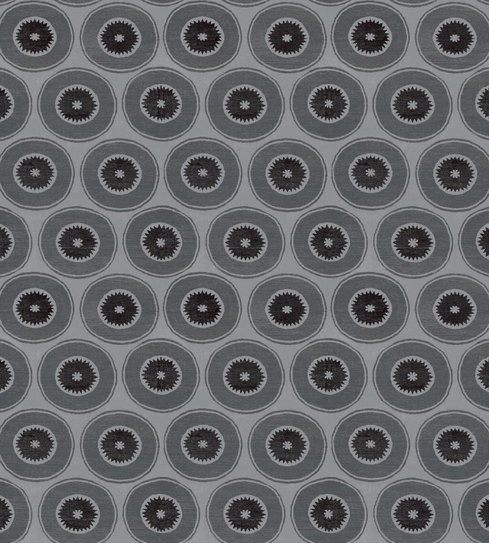 V&A Izmir Fabric by Arley House Graphite