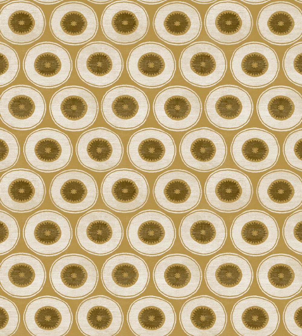V&A Izmir Fabric by Arley House Ochre