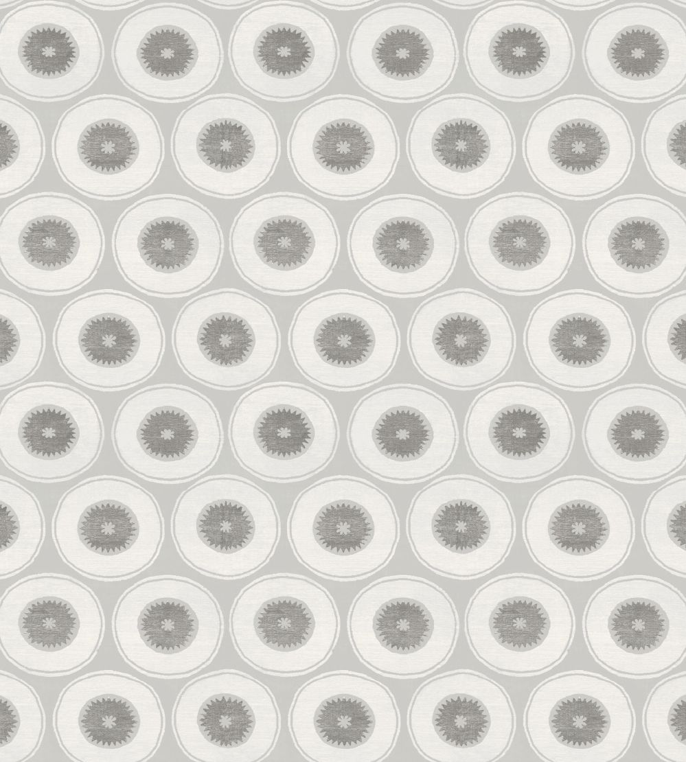 V&A Izmir Fabric by Arley House Silver