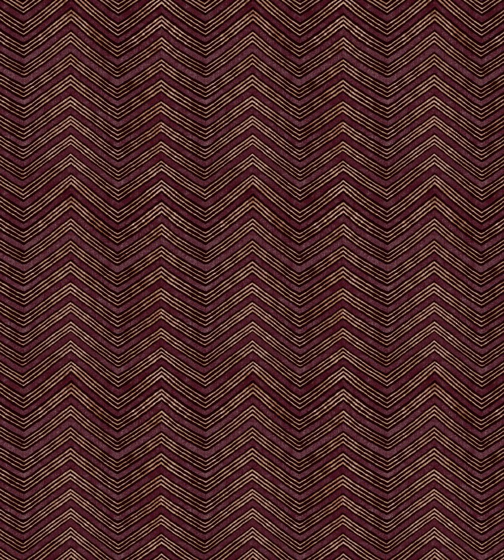V&A Jaipur Fabric by Arley House Damson