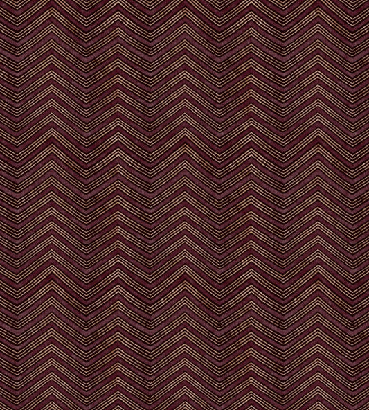 V&A Jaipur Fabric by Arley House Damson