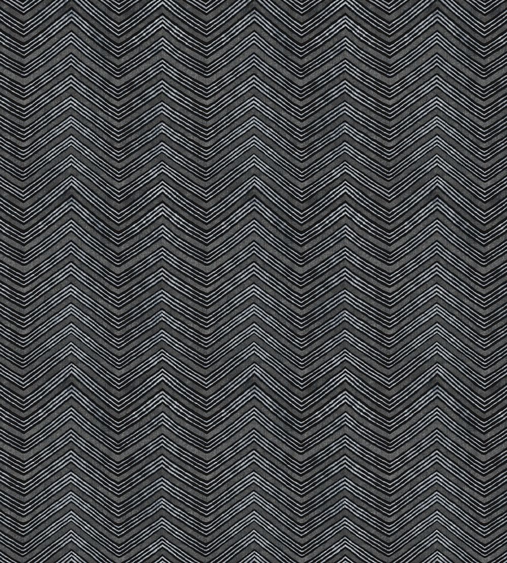 V&A Jaipur Fabric by Arley House Graphite