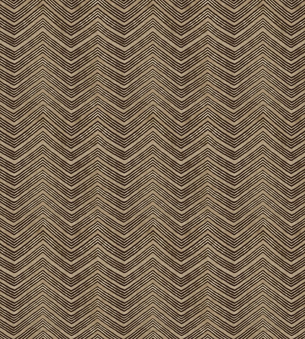 V&A Jaipur Fabric by Arley House Nutmeg
