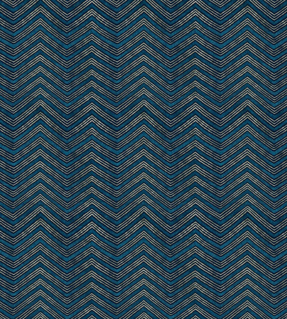 V&A Jaipur Fabric by Arley House Prussian