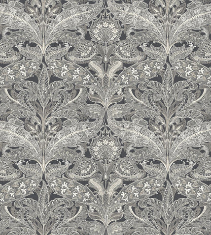 V&A Lacewing Fabric by Arley House Graphite