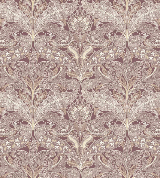 V&A Lacewing Fabric by Arley House Pink