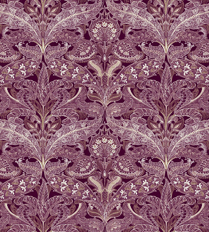 V&A Lacewing Fabric by Arley House Rose
