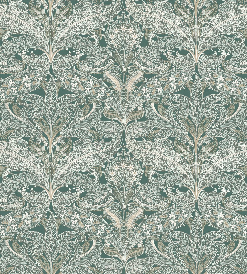 V&A Lacewing Fabric by Arley House Sage Green