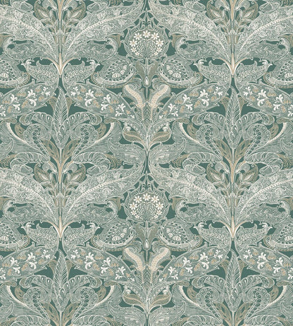 V&A Lacewing Fabric by Arley House Sage Green