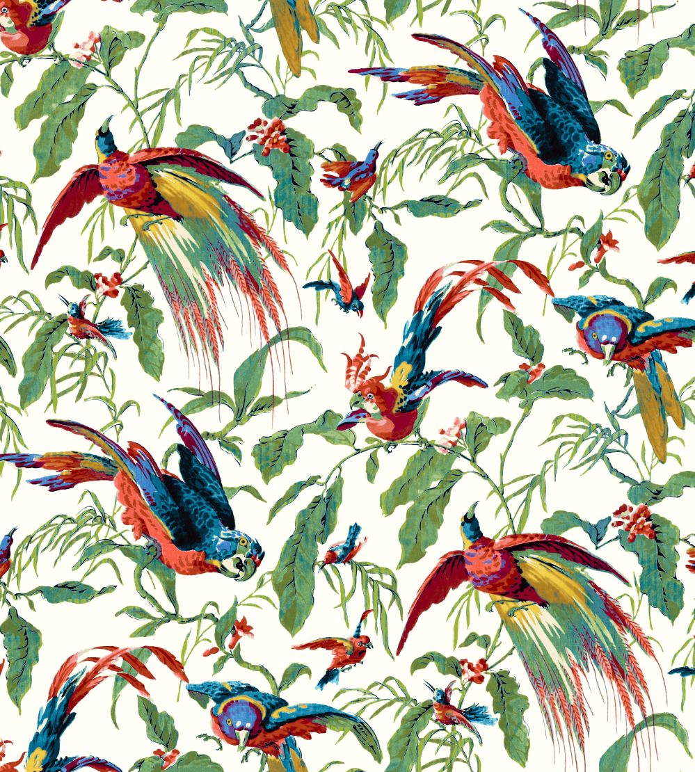 V&A Manaus Fabric by Arley House Chintz