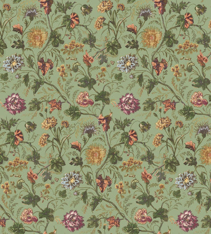 V&A Meadow Fabric by Arley House Sage