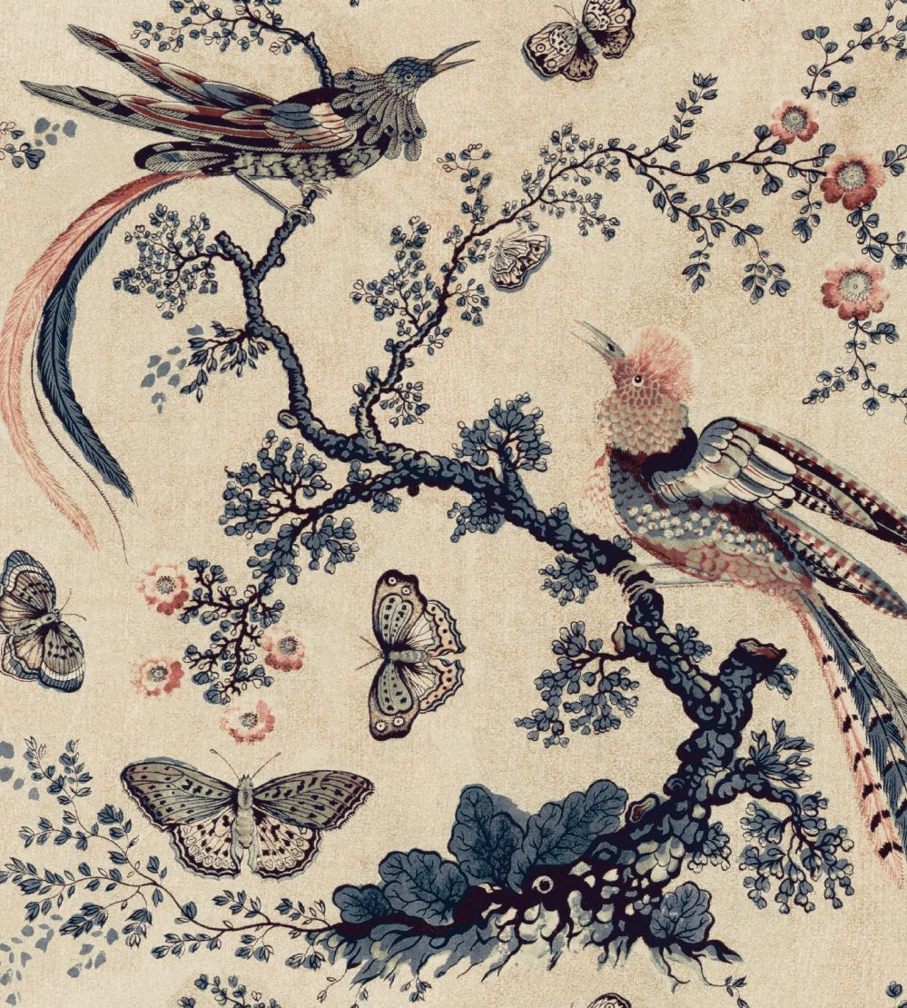 V&A Paradise Fabric by Arley House Blush