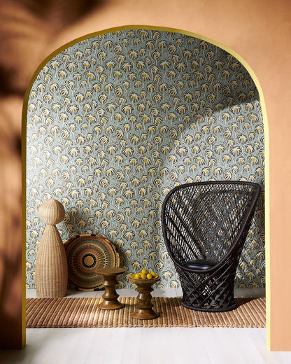 Varaderos Wallpaper by Pierre Frey shown in a room setting (view 1)