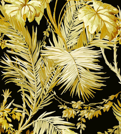 Vegetable Wallpaper by Coordonne Black