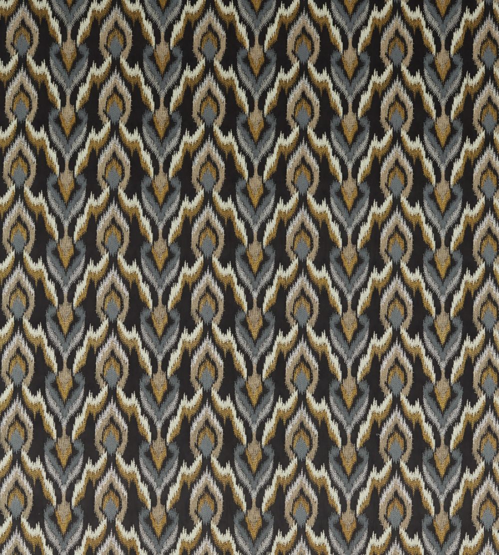Velluto Fabric by Clarke & Clarke Nero