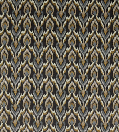 Velluto Fabric by Clarke & Clarke Nero