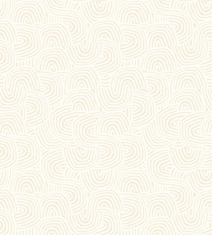 Venation Mini Wallpaper by Ohpopsi Natural Linen