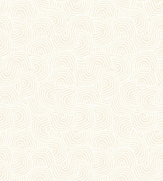 Venation Mini Wallpaper by Ohpopsi Natural Linen