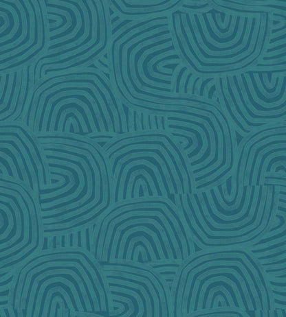 Venation Wallpaper by Ohpopsi Teal