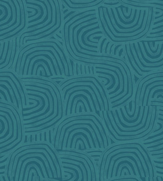Venation Wallpaper by Ohpopsi Teal