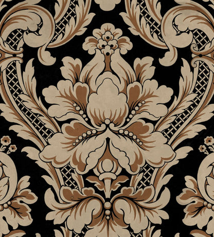 Venetian Damask Wallpaper by Coordonne Onyx
