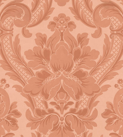 Venetian Damask Wallpaper by Coordonne Peach