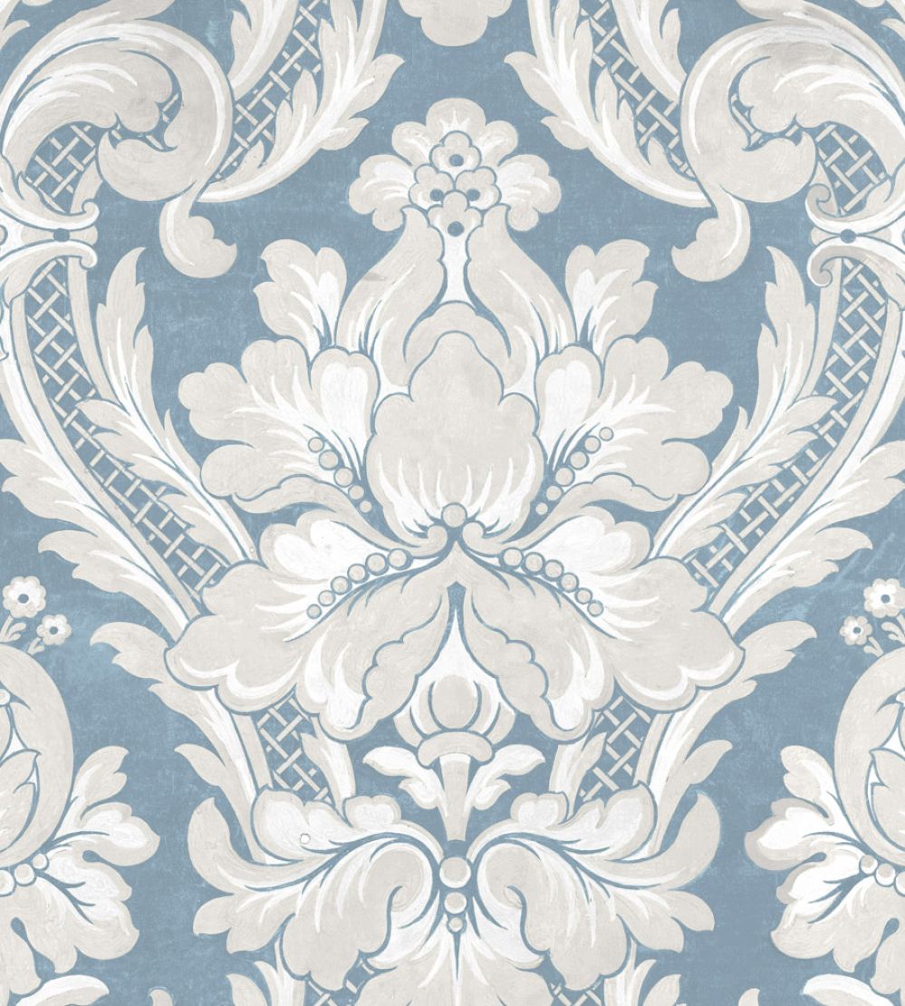 Venetian Damask Wallpaper by Coordonne Sapphire