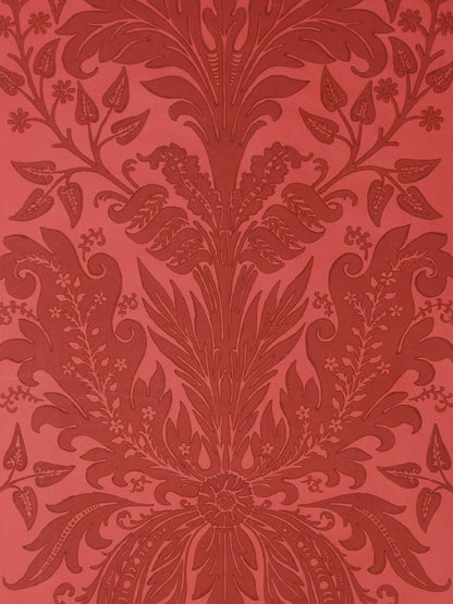 Venetian Hand Block Wallpaper by Watts 1874 in Comper Rose