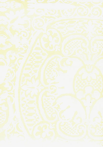 Veneto White on Off White wallpaper by Quadrille