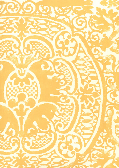Veneto Maize on Off White wallpaper by Quadrille