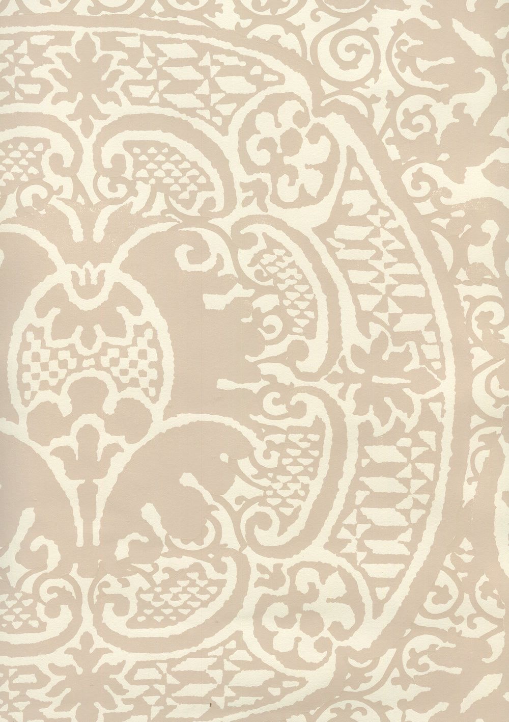 Veneto Pumice on Off White wallpaper by Quadrille
