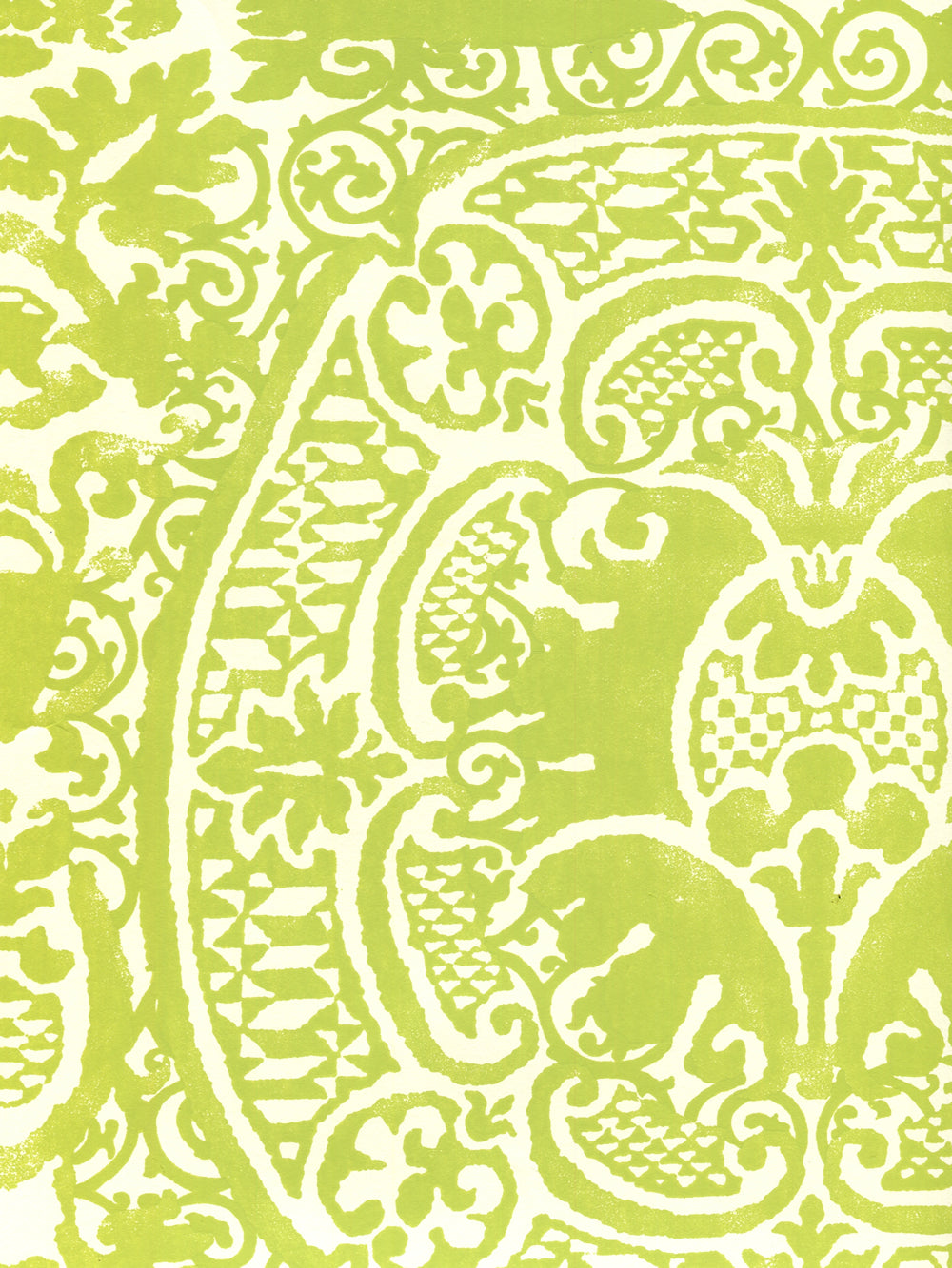 Veneto New Apple on Off White wallpaper by Quadrille