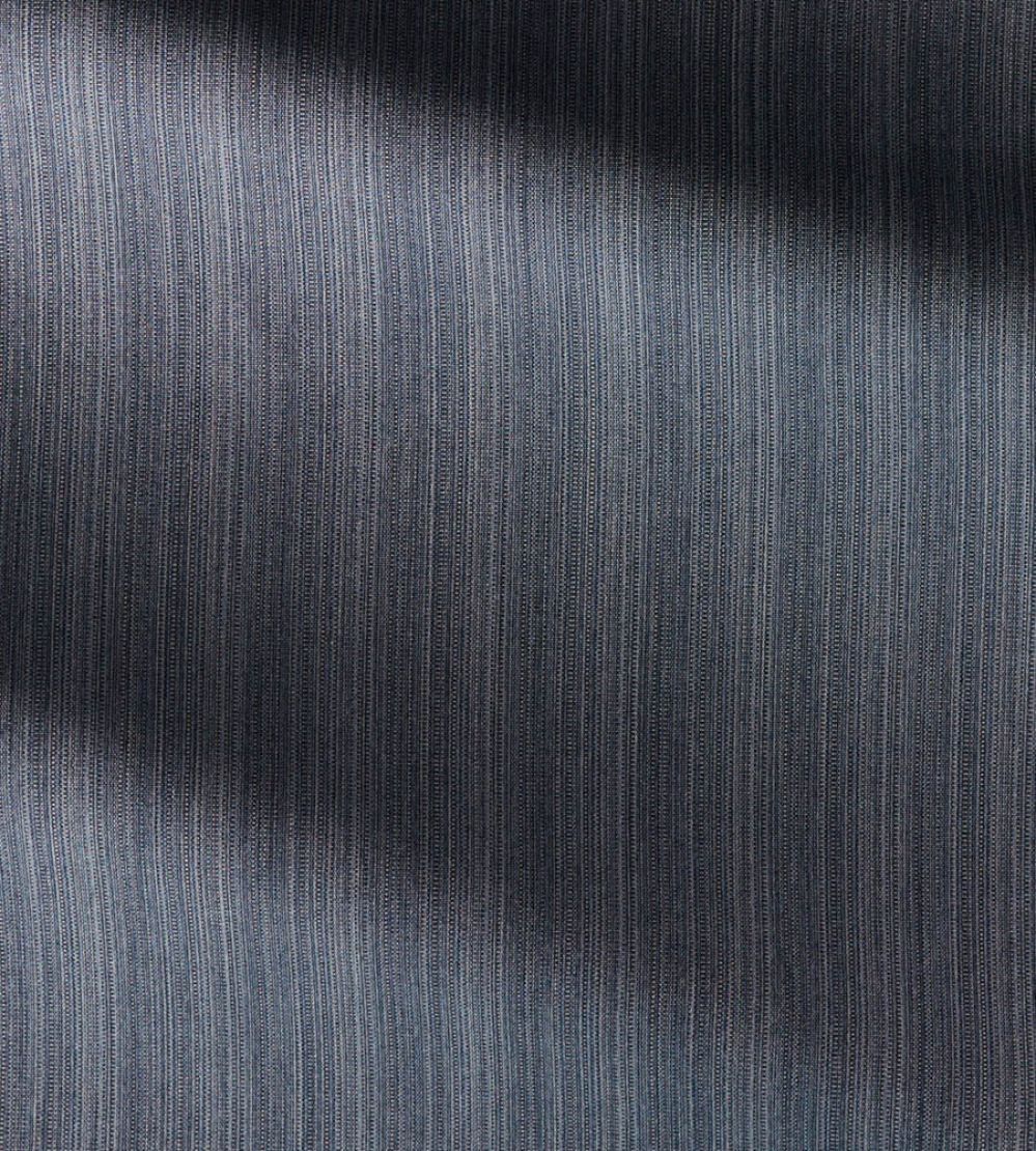 Veranda Strie Fabric by Zoffany Indigo