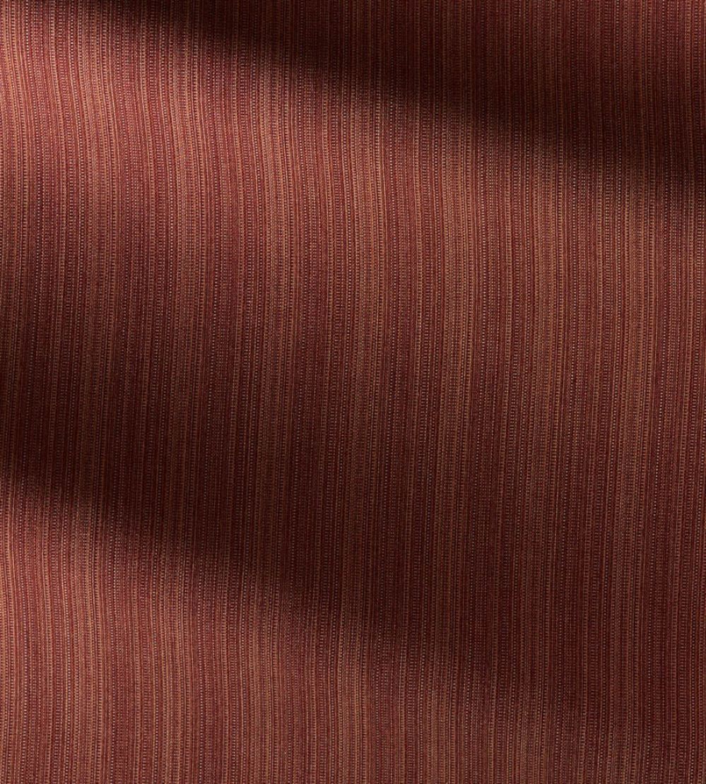 Veranda Strie Fabric by Zoffany Russet