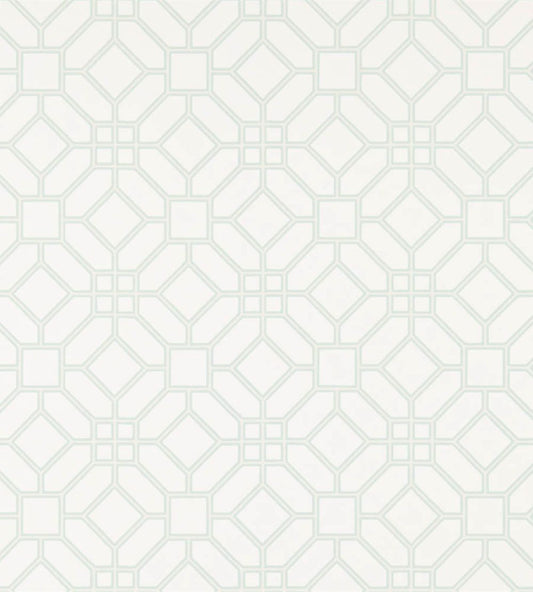 Veranda Trellis Wallpaper by Zoffany Duck Egg