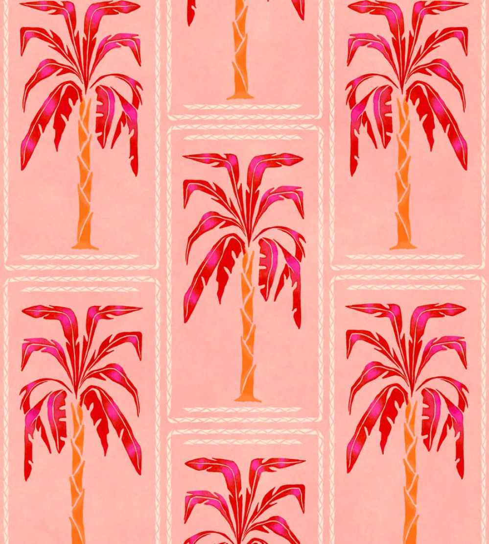Veraneo Wallpaper by Coordonne Pink