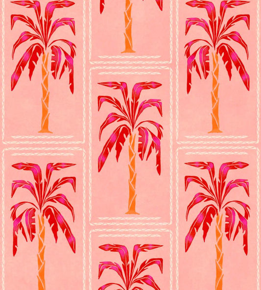 Veraneo Wallpaper by Coordonne Pink