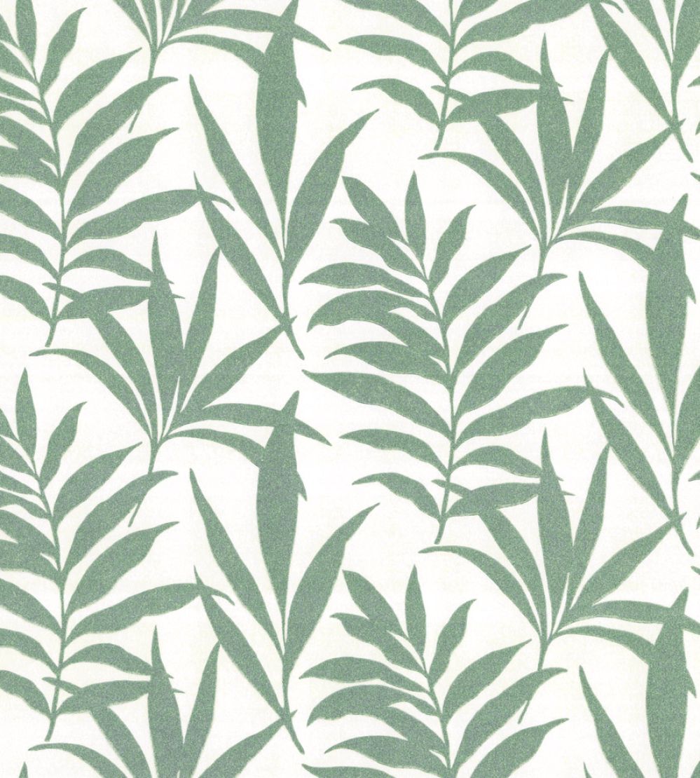 Verdi Bead Wallpaper by 1838 Wallcoverings Green