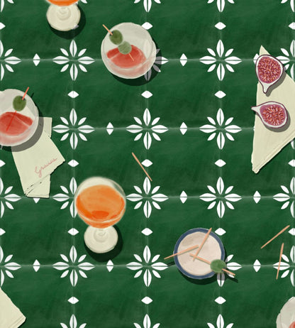 Vermut Wallpaper by Tres Tintas Green