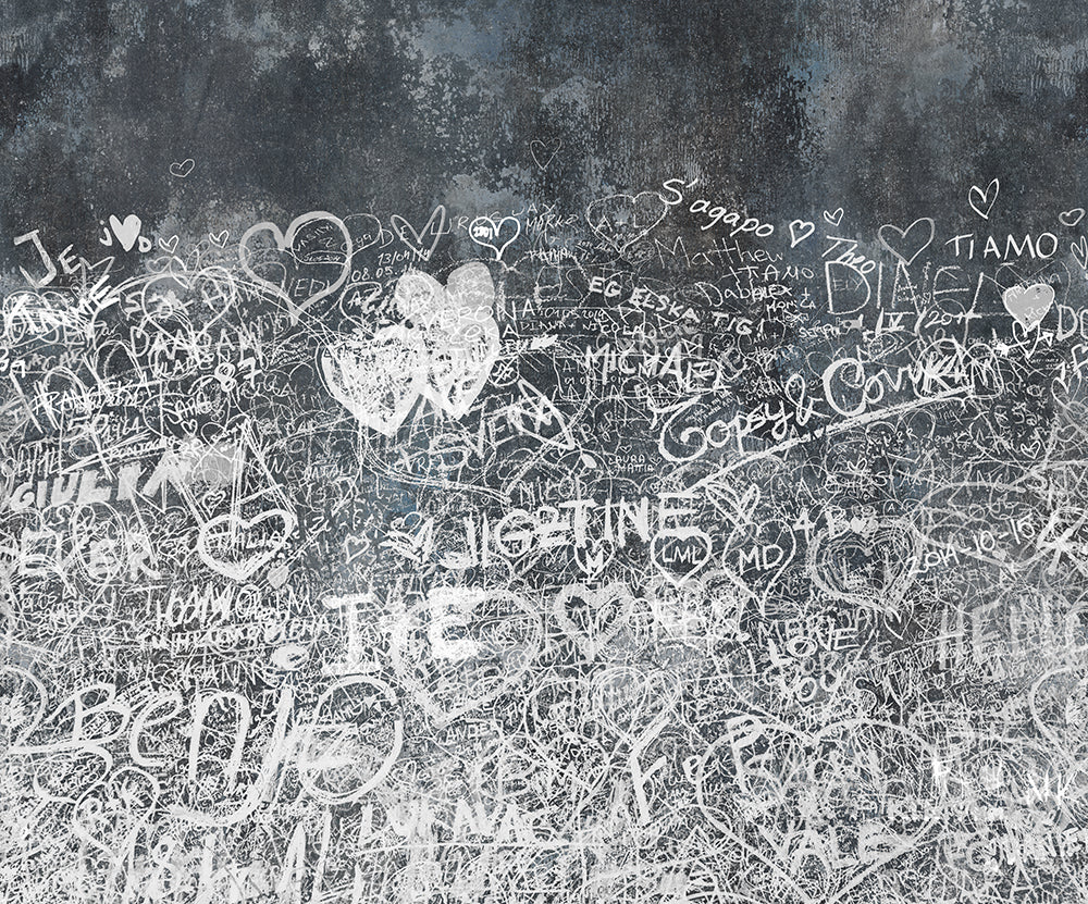 Verona Black & White mural by Rebel Walls