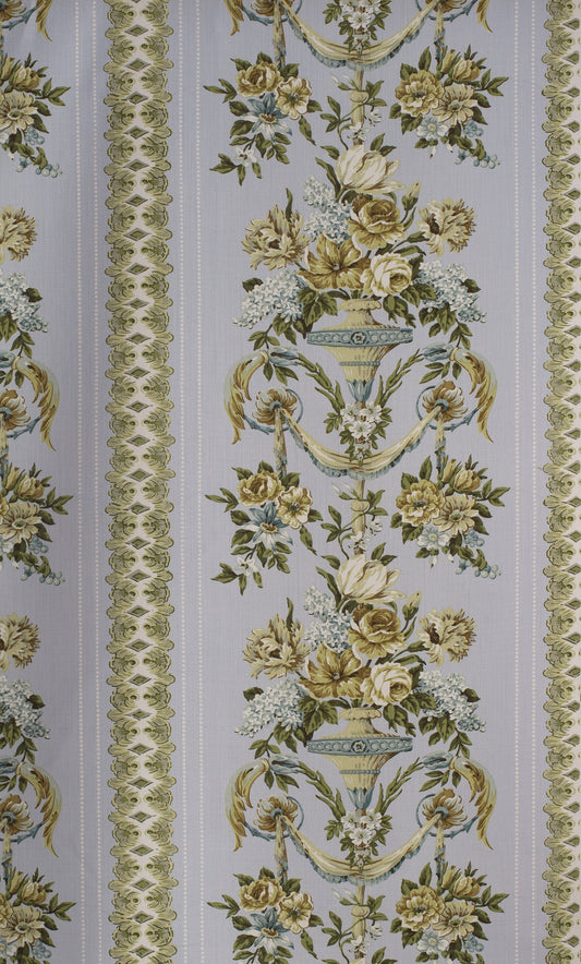 Versailles Fabric by Jean Monro in Blue